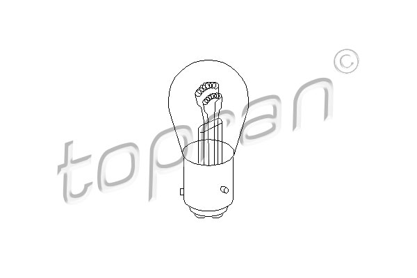 Polttimo, jarru-/takavalo TOPRAN 109 104