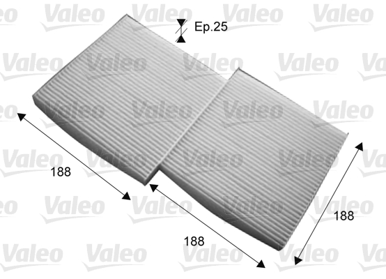 Raitisilmasuodatin VALEO 715714