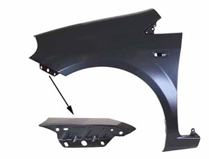 Lokasuoja, Eteen, vasen, FIAT GRANDE PUNTO, PUNTO, PUNTO EVO, PUNTO EVO Skåp/halvkombi, PUNTO Skåp/halvkombi, 51777439, 51855636, 519011