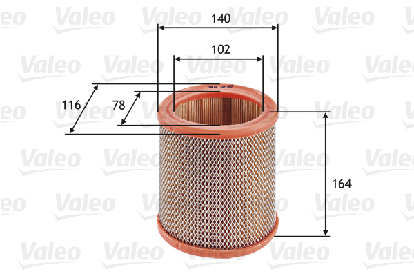 Ilmansuodatin VALEO 585602