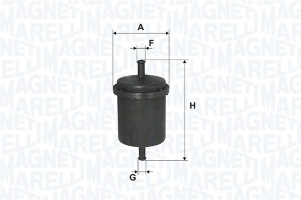 Polttoainesuodatin MAGNETI MARELLI 153071760195