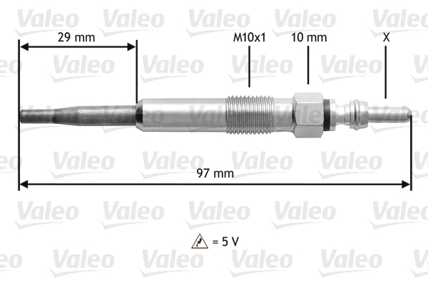 Hehkutulppa VALEO 345125
