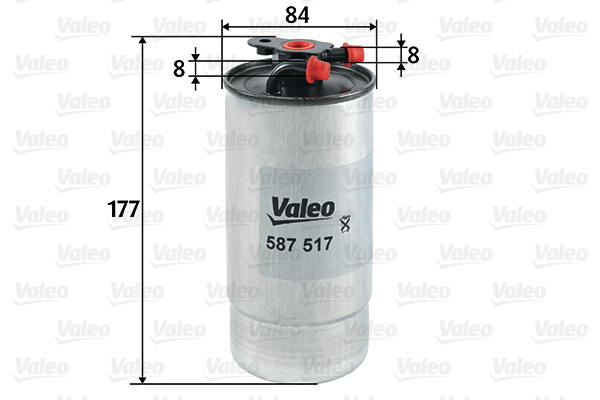 Polttoainesuodatin VALEO 587517