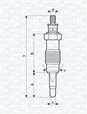 Hehkutulppa MAGNETI MARELLI 062580704304