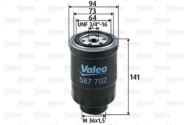 Polttoainesuodatin VALEO 587702