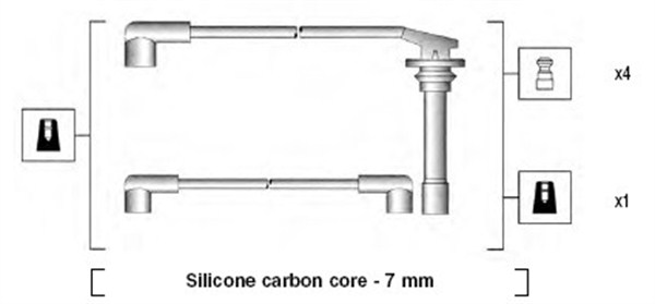 Sytytysjohtosarja MAGNETI MARELLI 941295030852