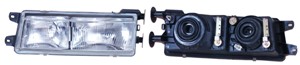 Ajovalo, Vasen, MITSUBISHI COLT III, LANCER IV, LANCER Halvkombi IV, MB597675, MB597681