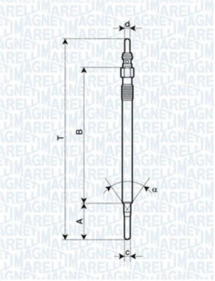 Hehkutulppa MAGNETI MARELLI 062900062304