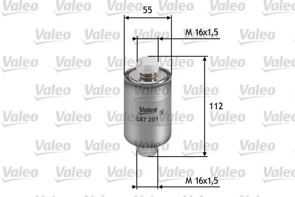 Polttoainesuodatin VALEO 587201