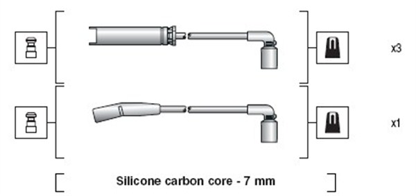 Sytytysjohtosarja MAGNETI MARELLI 941318111273