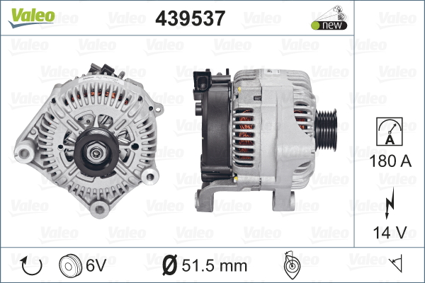 Laturi VALEO 439537