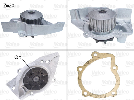 Vesipumppu VALEO 506029