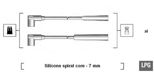 Sytytysjohtosarja MAGNETI MARELLI 941095100582