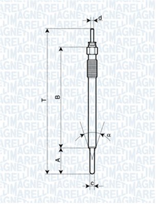 Hehkutulppa MAGNETI MARELLI 062900091304