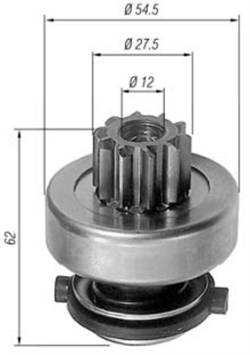 Hammaspyörä, käynnistys MAGNETI MARELLI 940113020193