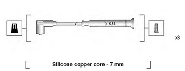 Sytytysjohtosarja MAGNETI MARELLI 941045270514