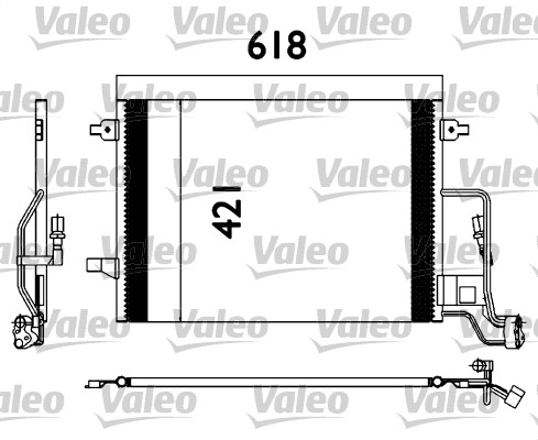 Lauhdutin, ilmastointilaite VALEO 817679