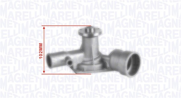 Vesipumppu MAGNETI MARELLI 352316170864
