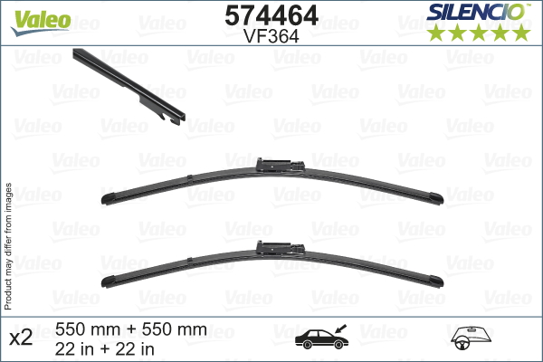 Pyyhkijänsulka VALEO 574464