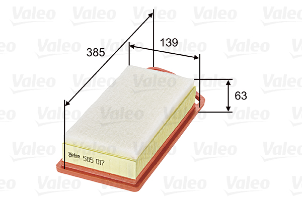 Ilmansuodatin VALEO 585017