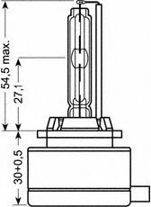 Kaukovalopolttimo OSRAM 66154CLC