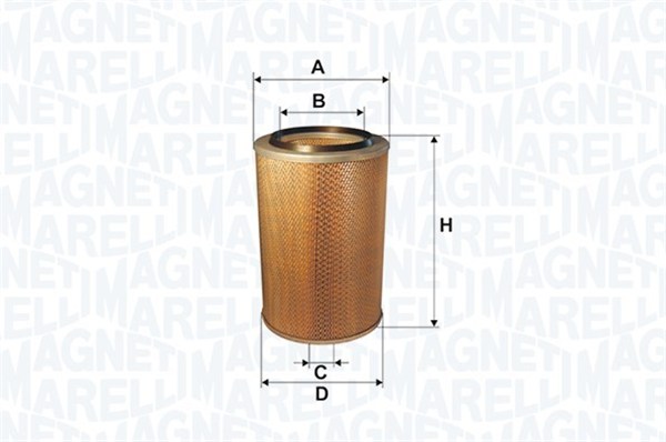 Ilmansuodatin MAGNETI MARELLI 153071760525