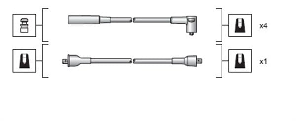 Sytytysjohtosarja MAGNETI MARELLI 941318111023
