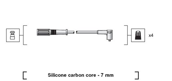 Sytytysjohtosarja MAGNETI MARELLI 941318111204