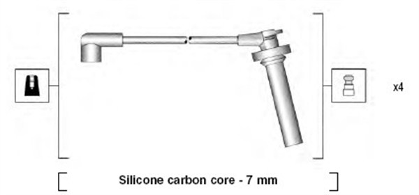 Sytytysjohtosarja MAGNETI MARELLI 941325070900