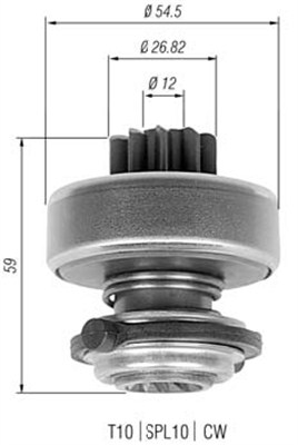Hammaspyörä, käynnistys MAGNETI MARELLI 940113020323