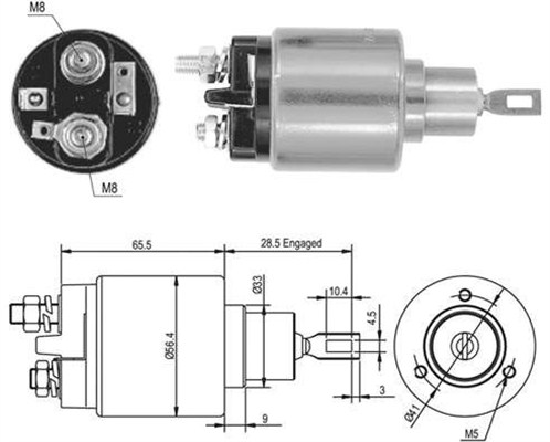 Magneettikytkin, käynnistin MAGNETI MARELLI 940113050379