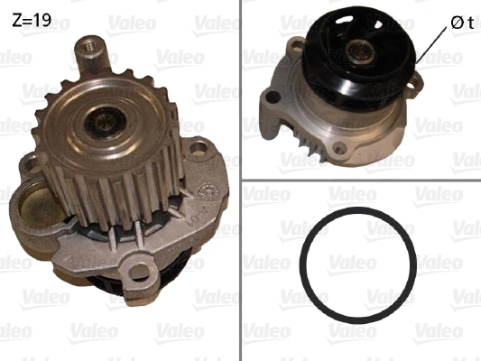 Vesipumppu VALEO 506873
