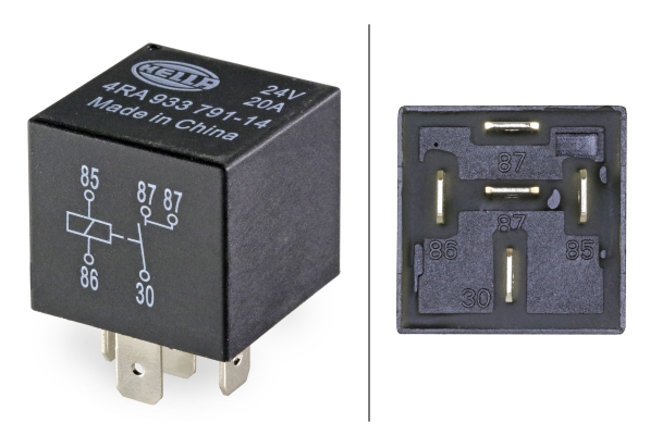 Rele, työvirta HELLA 4RA 933 791-141