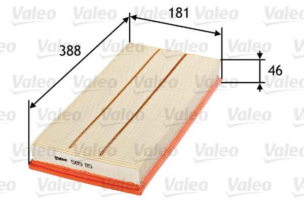 Ilmansuodatin VALEO 585115