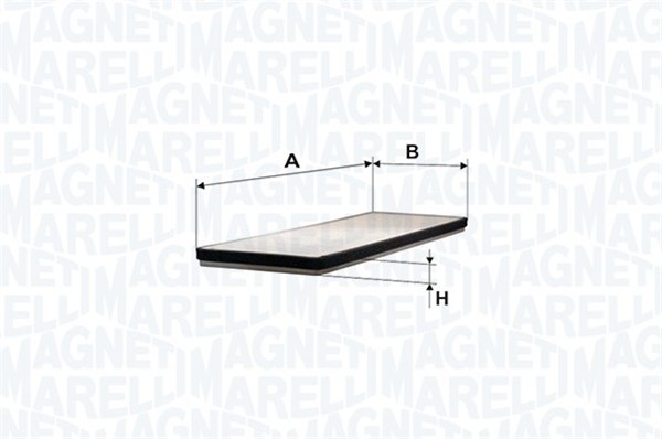 Raitisilmasuodatin MAGNETI MARELLI 350203061740