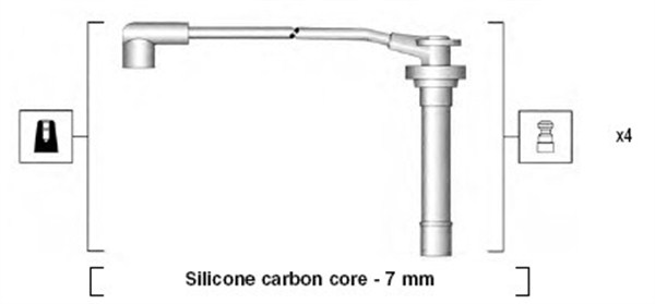 Sytytysjohtosarja MAGNETI MARELLI 941295130859