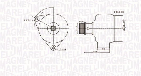 Laturi MAGNETI MARELLI 063731138010