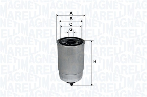 Polttoainesuodatin MAGNETI MARELLI 153071760102