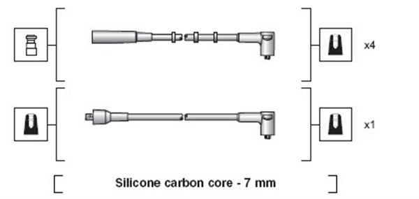 Sytytysjohtosarja MAGNETI MARELLI 941318111212