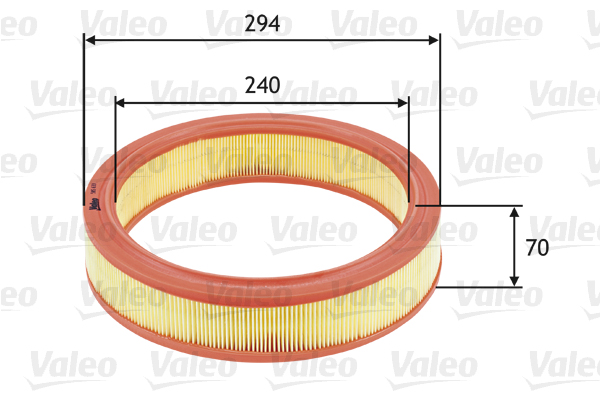 Ilmansuodatin VALEO 585633