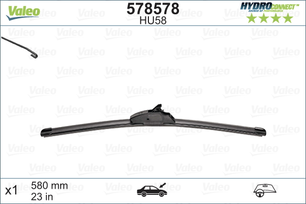 Pyyhkijänsulka VALEO 578578