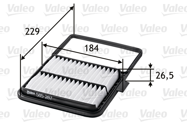 Ilmansuodatin VALEO 585287