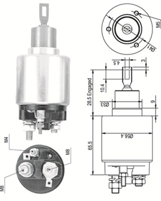 Magneettikytkin, käynnistin MAGNETI MARELLI 940113050326