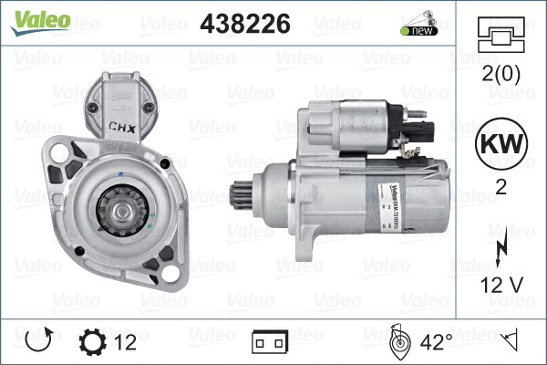 Startteri VALEO 438226