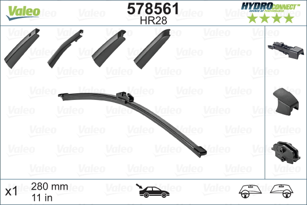 Wiper Blade VALEO 578561