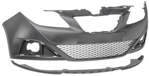 Puskuri, eteen, Edessä, SEAT IBIZA IV, IBIZA SC IV, IBIZA ST IV, 6J0807217H GRU, 6JL805915 9B9