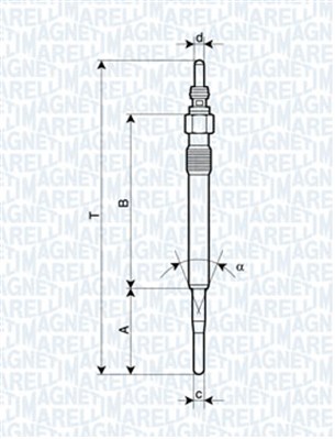 Hehkutulppa MAGNETI MARELLI 062900058304