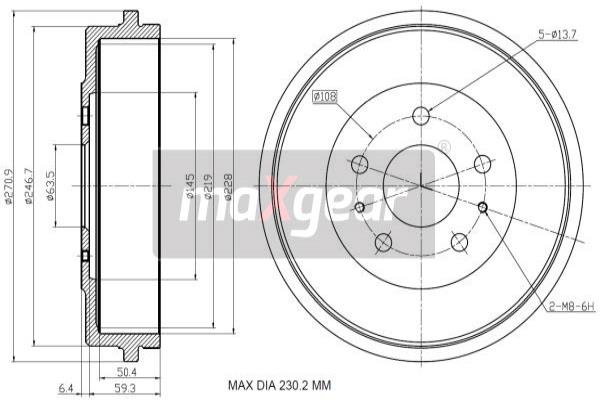 Jarrurumpu MAXGEAR 19-3205