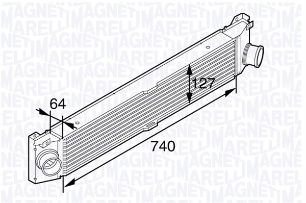 Välijäähdytin MAGNETI MARELLI 351319201990