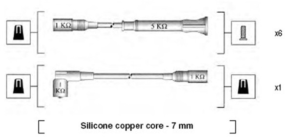 Sytytysjohtosarja MAGNETI MARELLI 941075050547